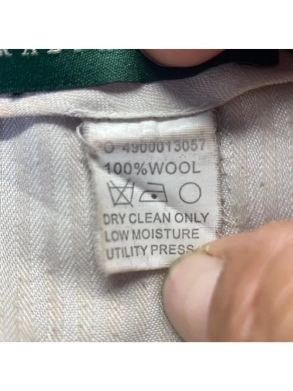Polo Ralph Lauren  Pant  Houndstooth Khaki Pleated Chino Pants Men's Size 34x32